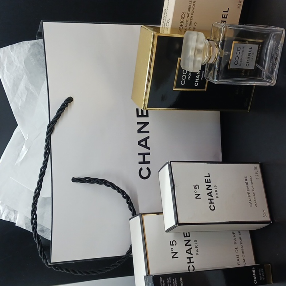 Chanel - 7 Empty Products- Boxes, Bag & Empty Coc… - image 1